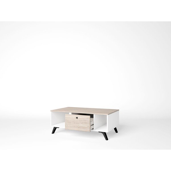 Stolić za kavu u dekoru hrasta u prirodnoj boji 60x100 cm Sahara – Marckeric-image-2