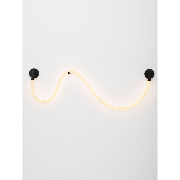 Bijela/mat crna željezna LED zidna lampa Ilane – Nova Luce-image-4