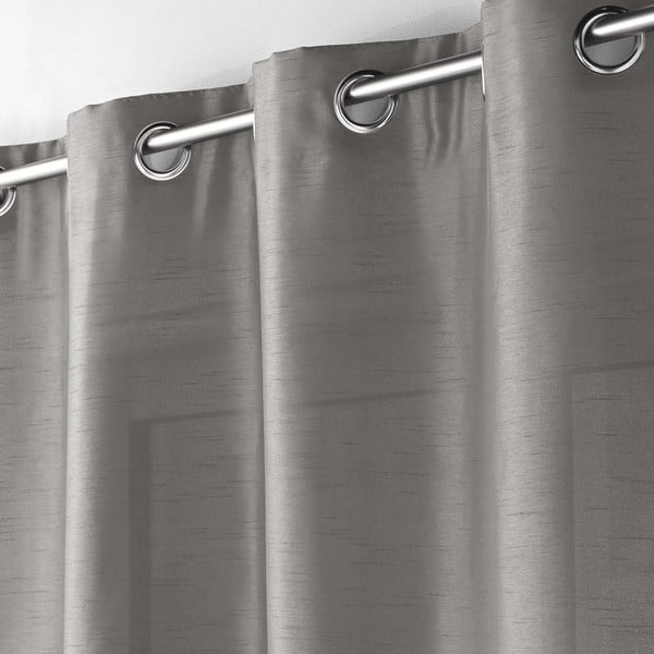 Tamno siva satenska zavjesa 140x240 cm Shana – douceur d'intérieur-image-1