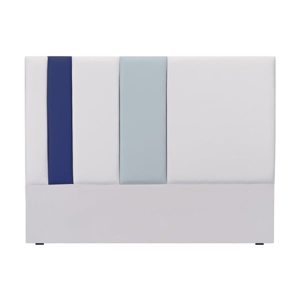 Sivo-plavo uzglavlje Mazzini Sofas Dahlia, 120 x 140 cm