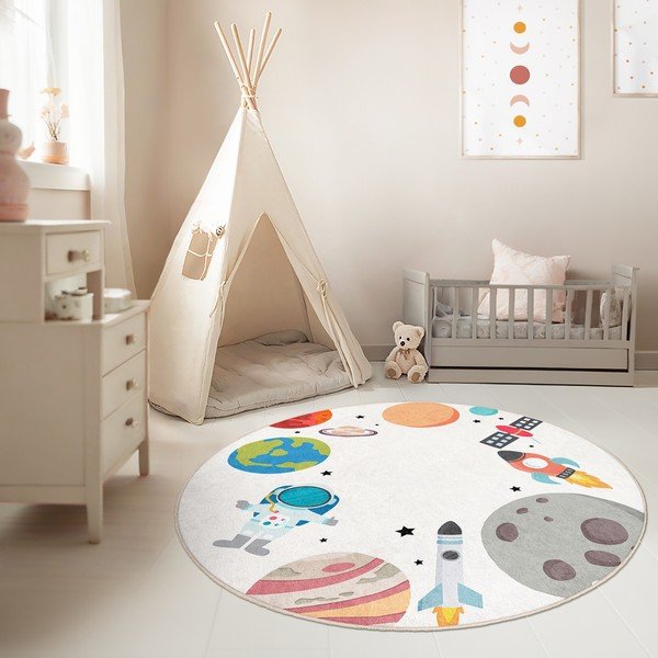 Periv dječji tepih za igru ø150 cm Space Trip – Mila Home-image-2
