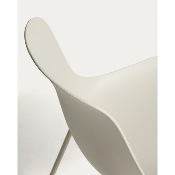 Bež plastična vrtna stolica Altea – Kave Home-image-4