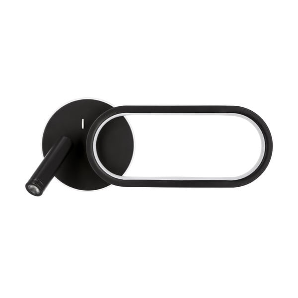 Crna LED zidna lampa Monet – Candellux Lighting