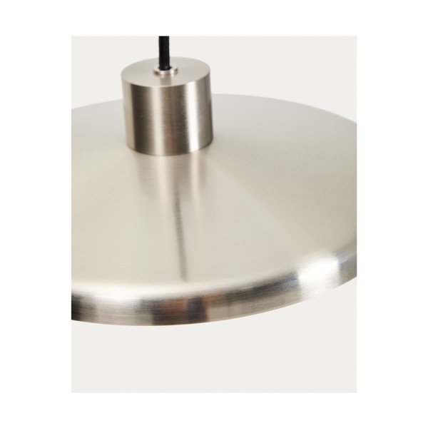 Viseća svjetiljka u srebrnoj boji s metalnim sjenilom Nuvira – Kave Home-image-4