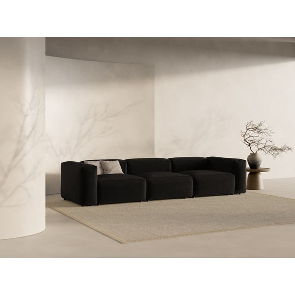 Crna sofa 364 cm Bergamo – Cosmopolitan Design-image-1