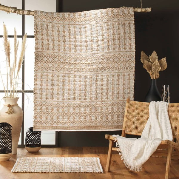 Krem tepih 60x90 cm Orya – douceur d'intérieur-image-1