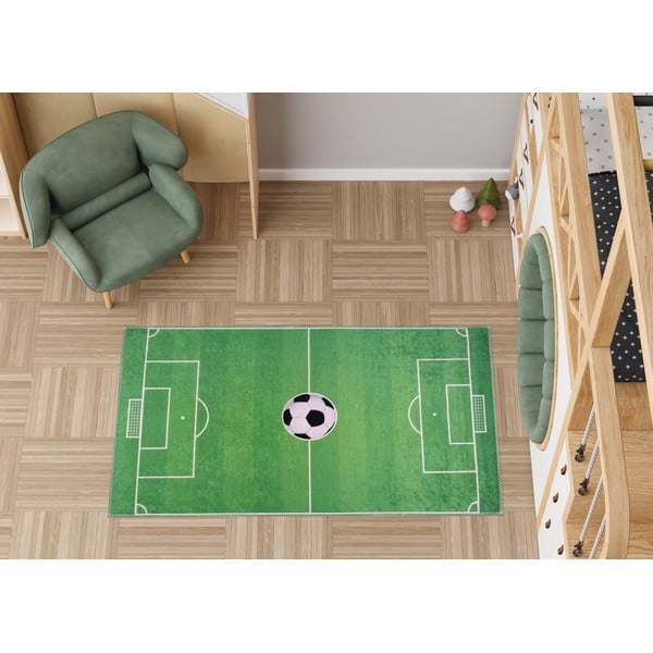 Zeleni periv dječji tepih za igru 120x180 cm Soccer Time – Vitaus-image-1