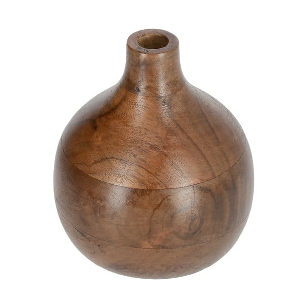 Prirodna vaza od bagremovog drveta Kave Home Tyara, visina 15,5 cm