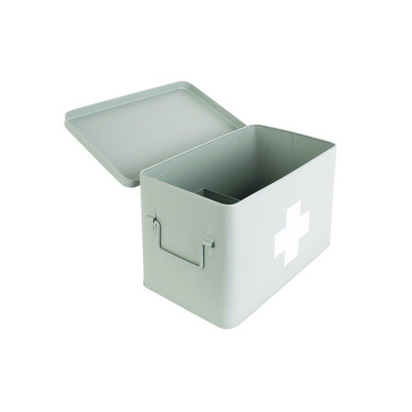 Mentol zeleni metalni pribor prve pomoći PT LIVING Medicine, širina 31,5 cm-image-3