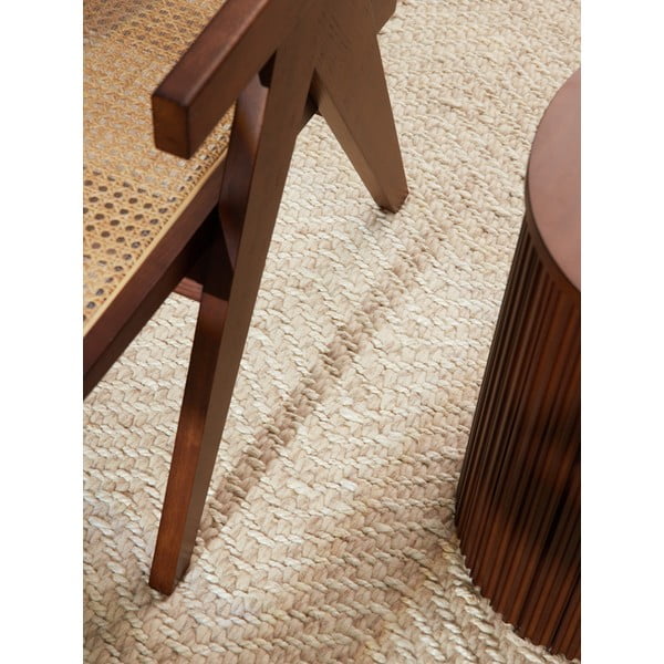 Krem/boje slonovače ručno rađen tepih od mješavine vune 120x170 cm Majoli – Elle Decoration-image-4