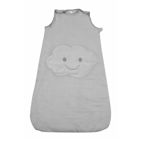 Siva prošivena vreća za spavanje za bebe Nattiot Nimbus, duljina 83 cm