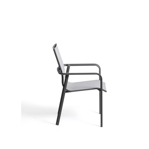 Siva vrtna stolica Canea – Kave Home-image-3