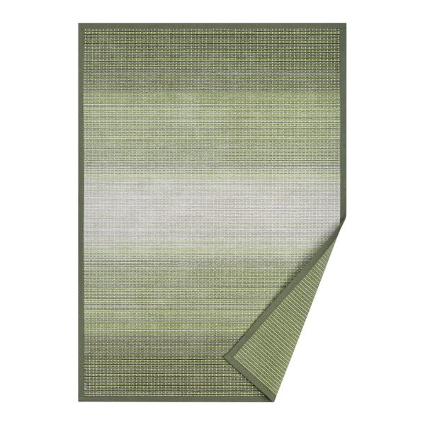 Zeleni dvostrani tepih Narma Moka Olive, 140 x 200 cm