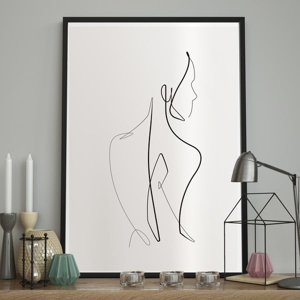 Slika 50x70 cm Sketchline Naked – DecoKing-image-1