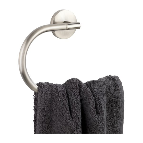 Zidni držač za ručnike od mat nehrđajućeg čelika Wenko Cuba-image-1