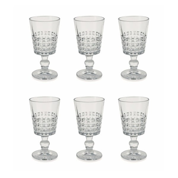 Set od 6 prozirnih čaša Villa d&#39;Este Calici Trasparenti, 280 ml