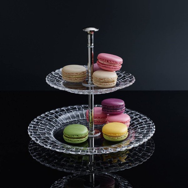 Dvokatni kristalni etažer Nachtmann Bossa Nova, 23 cm-image-1