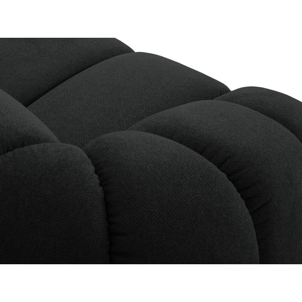 Crna kutna garnitura (s desnim kutom) Diana – Micadoni -image-1