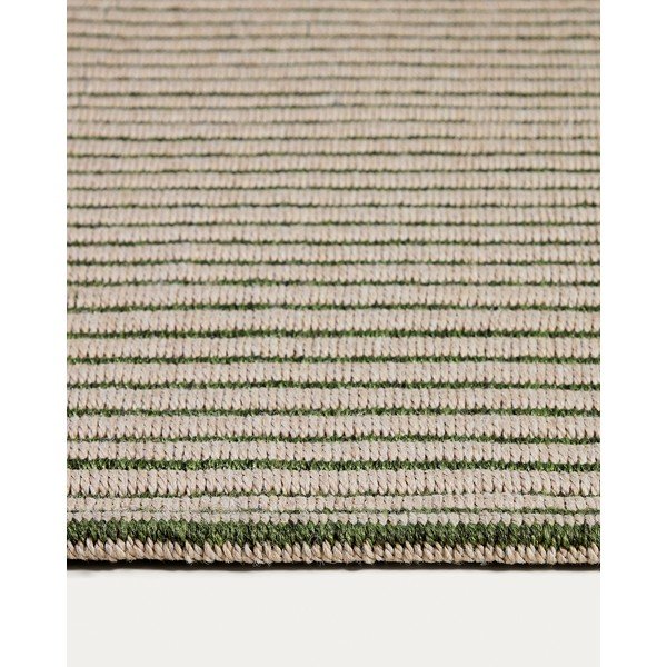 Zeleni/bež unutarnji i vanjski tepih 200x300 cm Ardelia – Kave Home-image-4