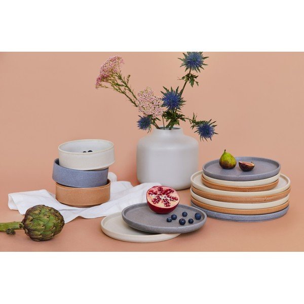 Set od 18 komada sivog posuđa od kamenine Bonami selection Malia-image-4