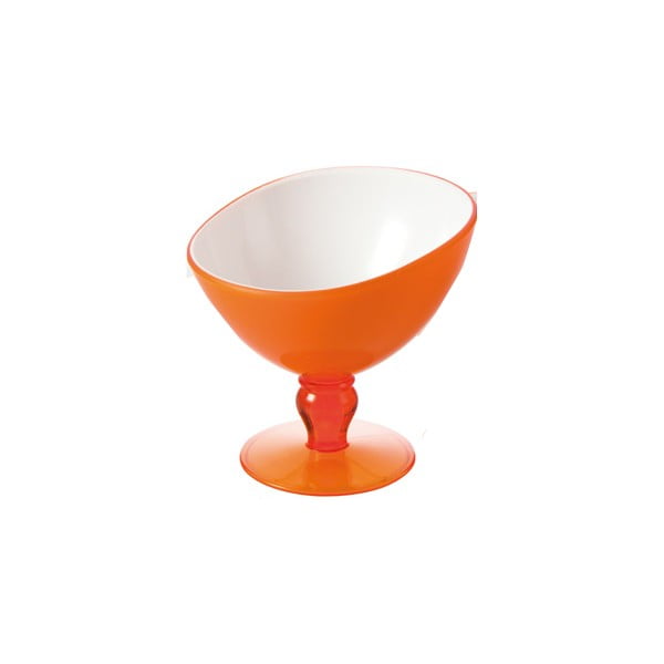 Narančasta šalica za desert Vialli Design Livio, 180 ml