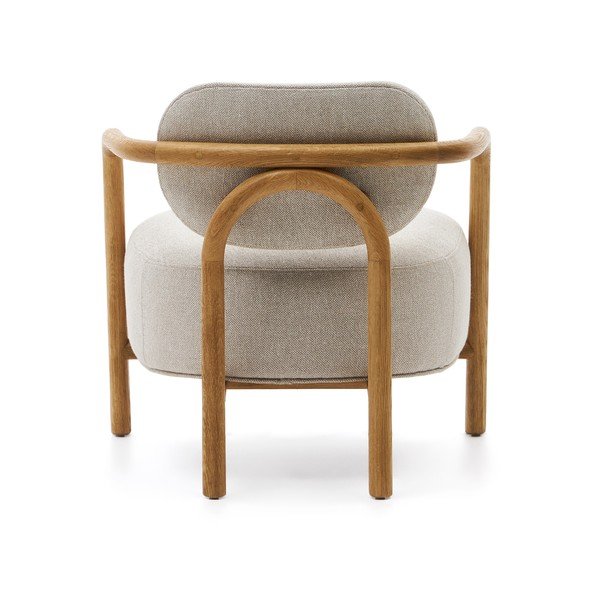 Bež fotelja Melqui – Kave Home-image-4