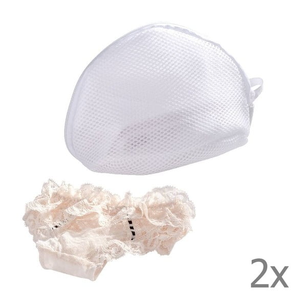 Set od 2 bijele mreže za pranje rublja Wenkooo-image-2