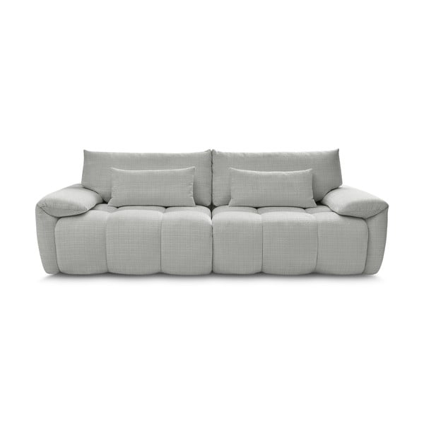 Svijetlo siva sofa od šenila 264 cm Ivane – Bobochic Paris-image-1