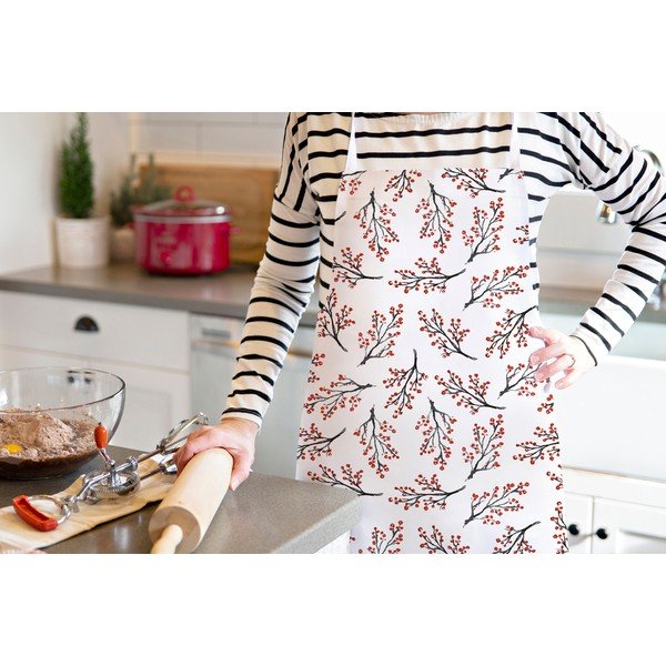 Božićna pamučna pregača Rowan Berries - Butter Kings-image-1