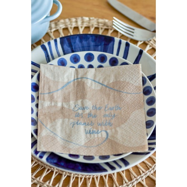 Papirnati ubrusi u setu 20 kom Earth – Bloomingville-image-1