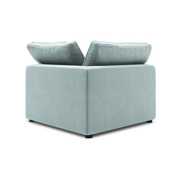 Svjetloplavi oboostrani kutni dio modularne sofe od samta Windsor & Co Sofas Galaxy-image-2