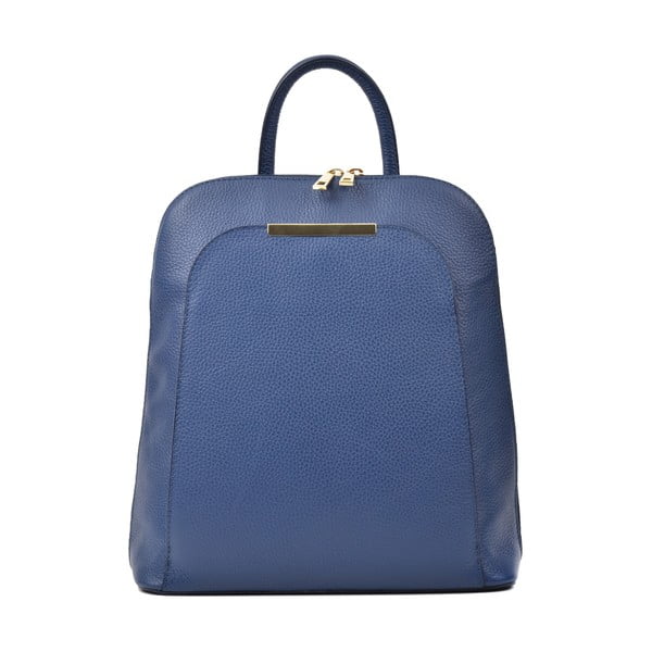 Plavi kožni ruksak Renata Corsi Marta