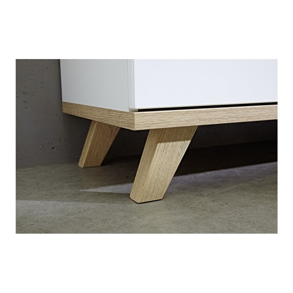 Bijela komoda s troja vrata s ladicama Germania Oslo-image-4