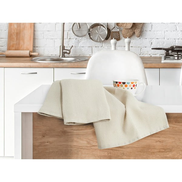 Pamučna kuhinjska krpa 3 kom 40x60 cm Wafle – B.E.S.-image-2