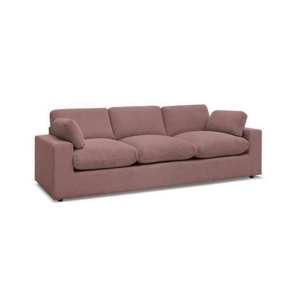 Ružičasta sofa od samta 250 cm Belair – Bobochic Paris-image-2