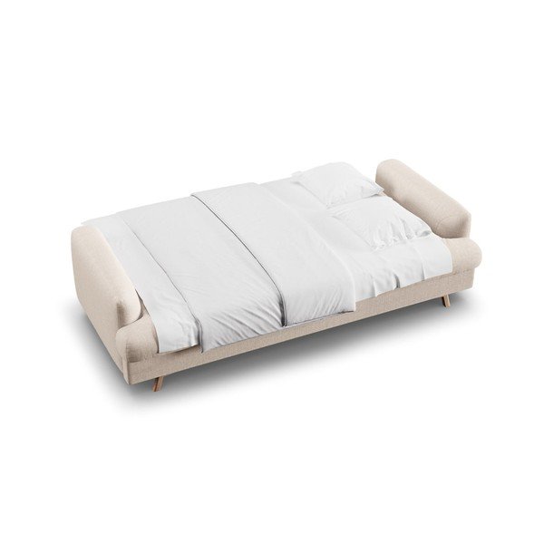Bež sklopiva/s prostorom za odlaganje sofa 233 cm Naomi – Micadoni -image-3