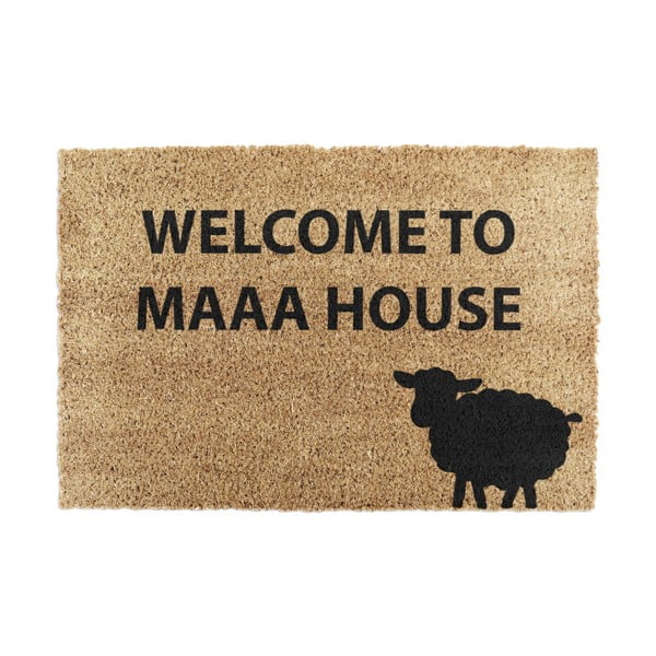 Otirač od kokosovih vlakana 40x60 cm Welcome to Maaa House – Artsy Doormats