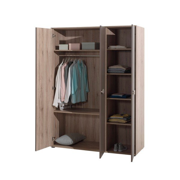 Smeđi ormar Vipack Emma, širine 144 cm-image-1