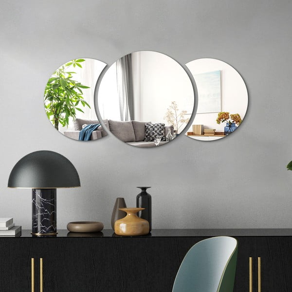 Zidna naljepnica 26x26 cm Half-moon Mirror - Ambiance