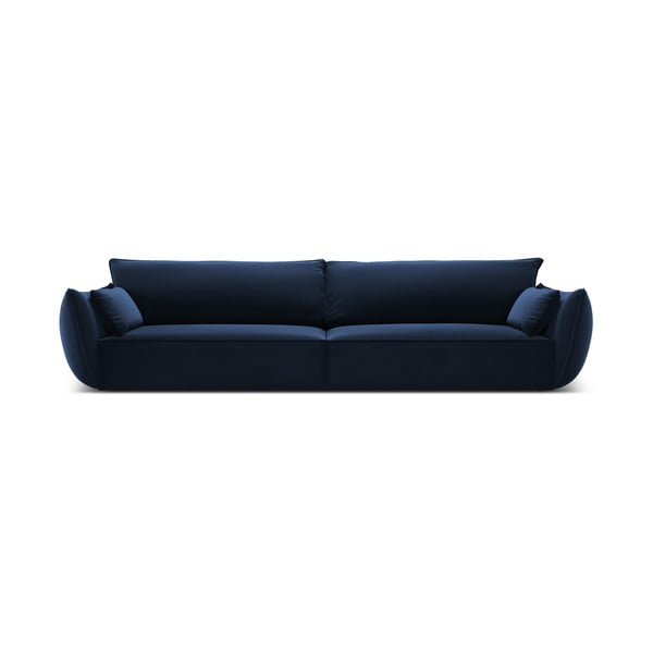 Tamno plava baršunasta sofa 248 cm Vanda – Mazzini Sofas