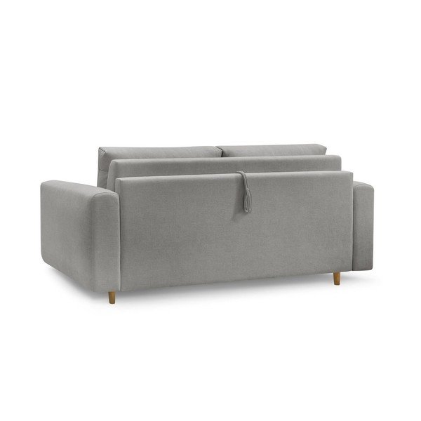Siva sofa za spavanje/sklopiva 220 cm Cocoone – Bobochic Paris-image-4