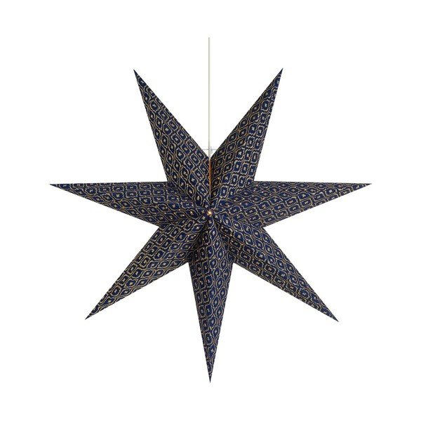 Tamno plavi viseći božićni svjetlosni ukras Baroque – Markslöjd