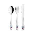 Inox dječji pribor za jelo srebrne boje 3 kom - Orion