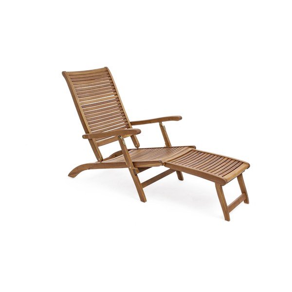 Vrtna ležaljka od masivnog drveta u prirodnoj boji Noemi – Bizzotto