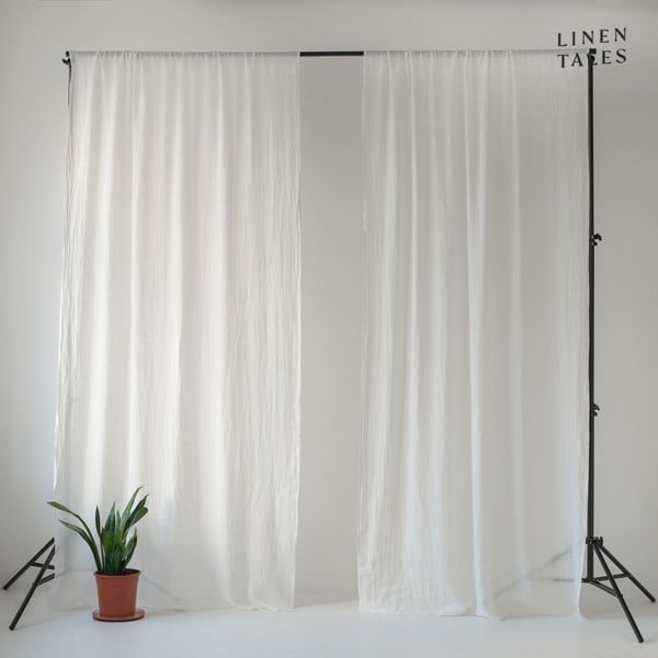 Bijela zavjesa 130x275 cm Daytime - Linen Tales