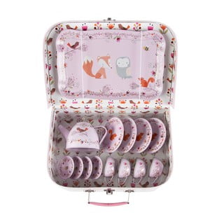 Dječji ružičasti kofer za piknik Sass & Belle Woodland Friends