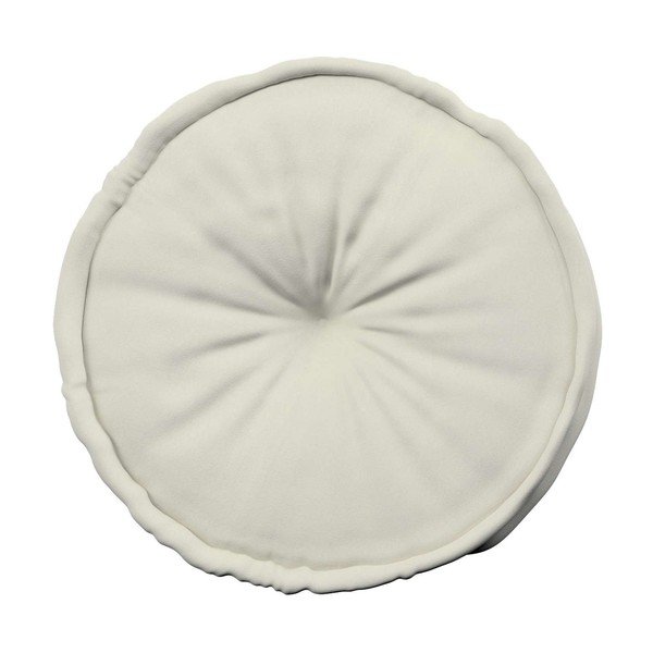 Bijeli jastuk za sjedenje Posh Velvet - Yellow Tipi-image-1