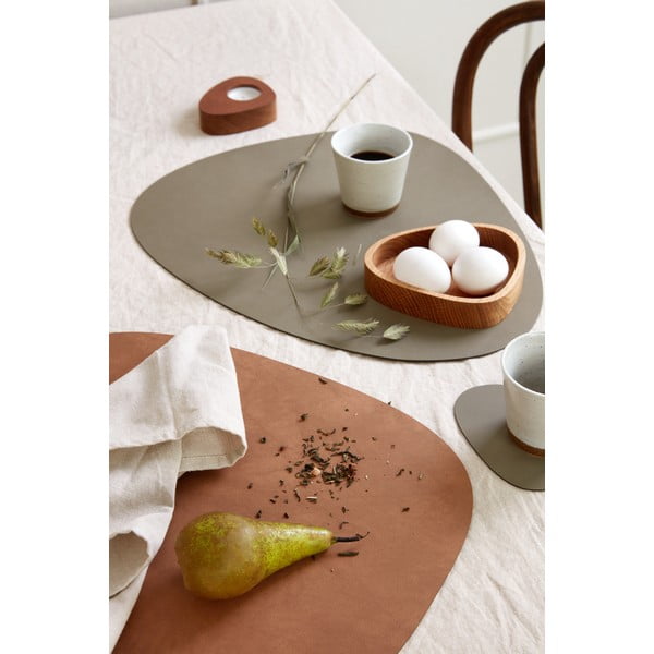 Podmetač od eko kože 37x44 cm Curve L Double Nupo – LIND DNA-image-4