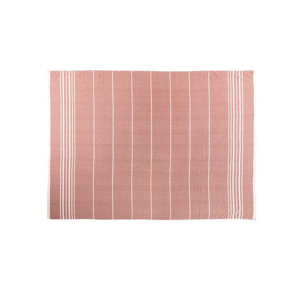 Pamučna deka boja terakote 150x200 cm Solene – Tiseco Home Studio-image-2