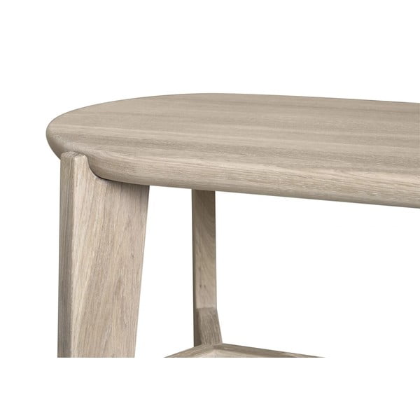 Barska stolica od punog hrasta u prirodnoj boji (visine sjedala 75 cm) Eli – Blomus-image-3